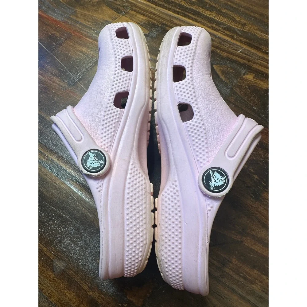Crocs Kids Classic Clog Ballerina Pink Unicorn Lollipop Jibbitz Size C13 Toddler